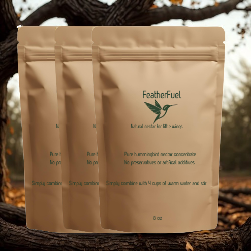 Natural Hummingbird Nectar Starter Kit - 3-Pouch Pack